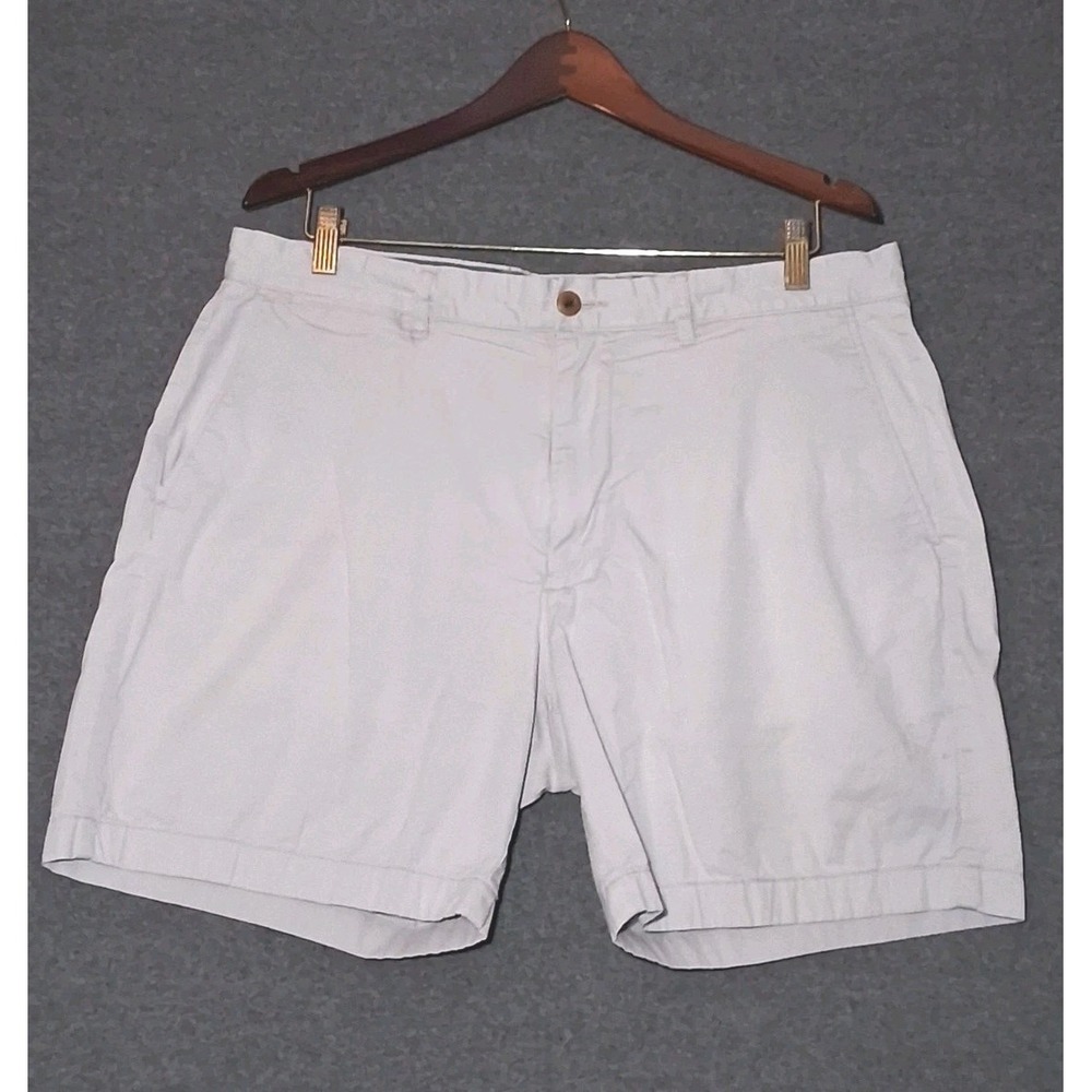 J. CREW Men's Flex Chino Shorts Size 35 Khaki 7" Inseam ID #77388 Casual Golf